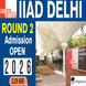IIAD Delhi Round 2 Admission 2026 Begins @iiad.edu.in; Apply Till January 23